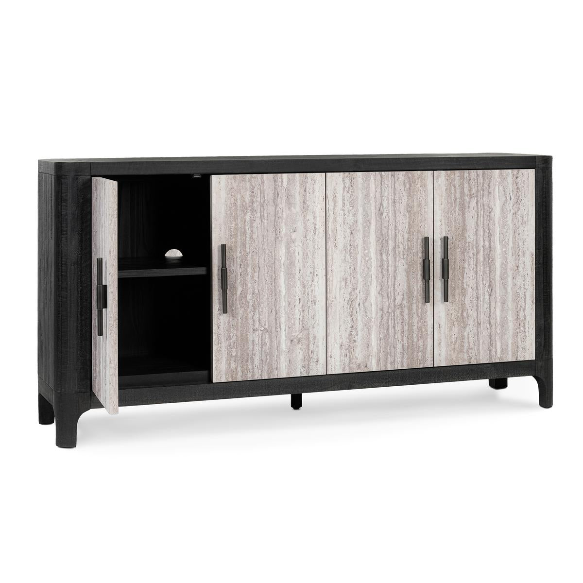 Alpine Antique Black/Gray Buffet - Ornate Home