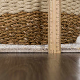 Alroy Textured Rug with Fringes - Ornate Home