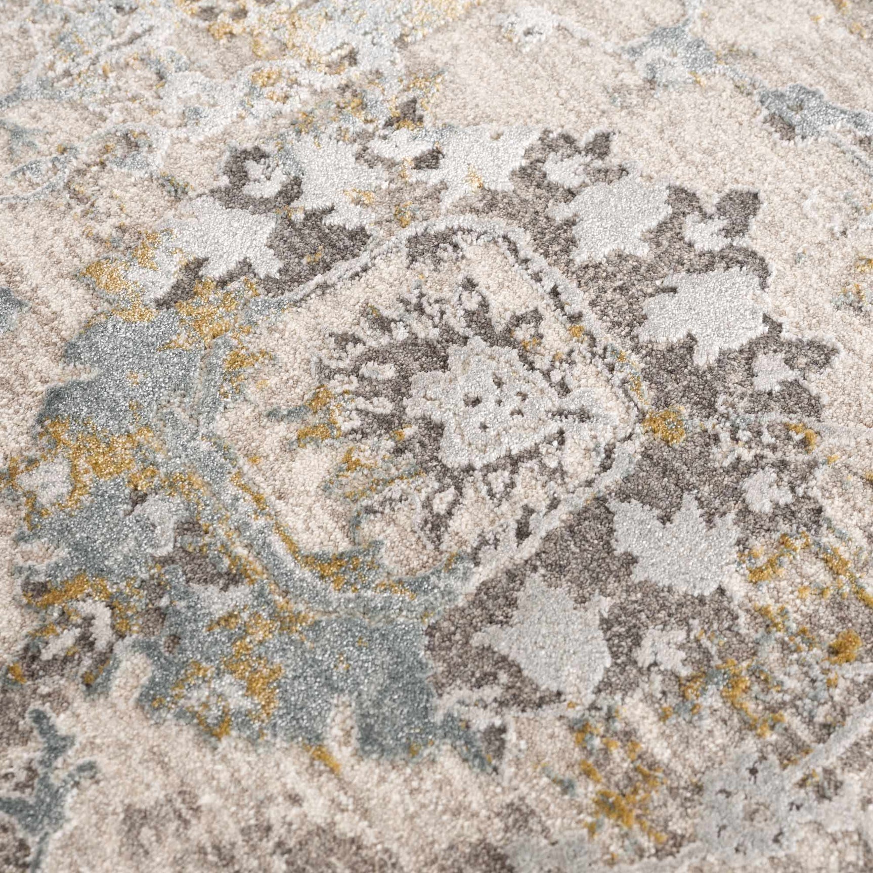 Alroy Textured Rug with Fringes - Ornate Home