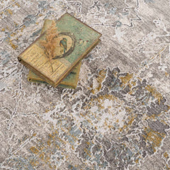 Alroy Textured Rug with Fringes - Ornate Home