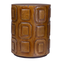 Alson Woodtone Geometric Accent Table - Ornate Home