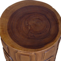 Alson Woodtone Geometric Accent Table - Ornate Home