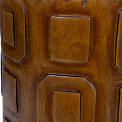 Alson Woodtone Geometric Accent Table - Ornate Home