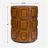 Alson Woodtone Geometric Accent Table - Ornate Home