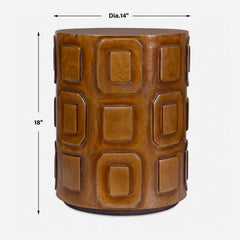 Alson Woodtone Geometric Accent Table - Ornate Home