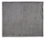 Alsonwell Gray Striped Throw - Ornate Home