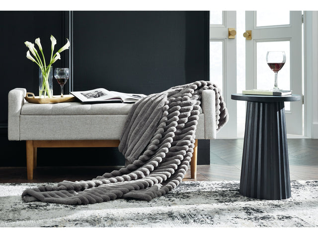 Alsonwell Gray Throw - Ornate Home