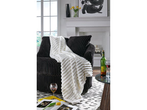 Alsonwell White Throw (Online Special Price) - Ornate Home