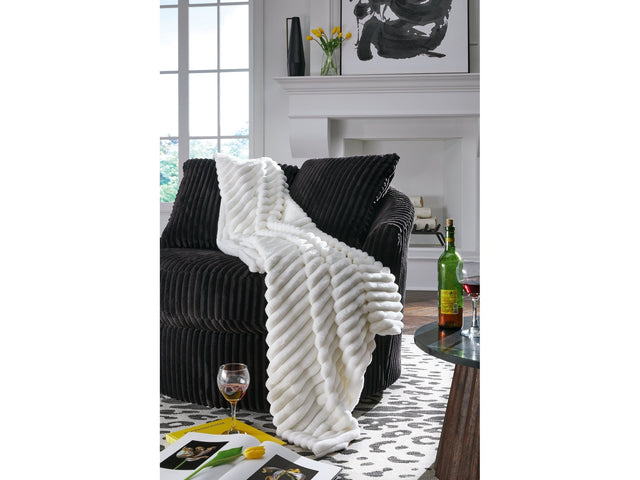 Alsonwell White Throw (Online Special Price) - Ornate Home
