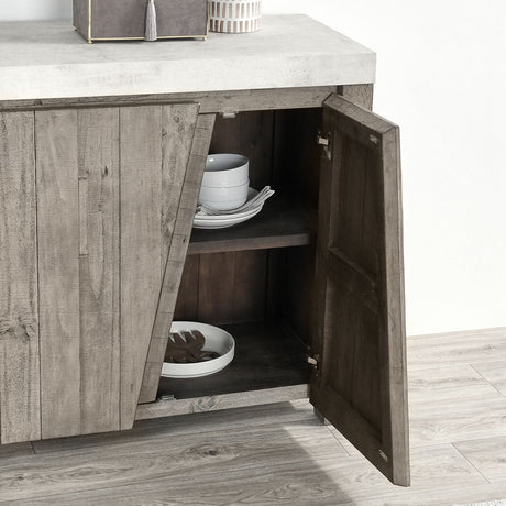 Alta Antique White Sideboard - Ornate Home