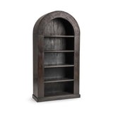Alta Arch Charcoal Haze Bookcase - Ornate Home