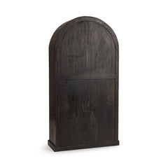 Alta Arch Charcoal Haze Bookcase - Ornate Home