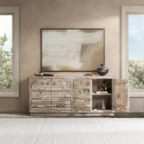 Alta Bleached White 4Dr Sideboard - Ornate Home