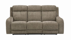 Alta Calico Reclining Sofa with Drop-Down Table - Ornate Home