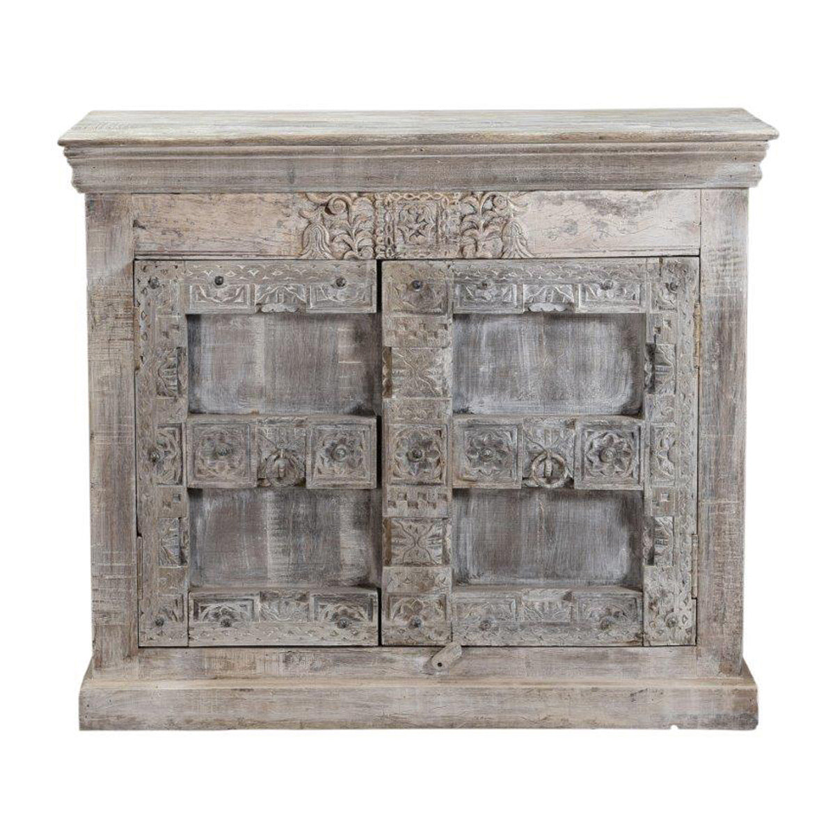 Alta Distressed Brown 2 Door Sideboard - Ornate Home