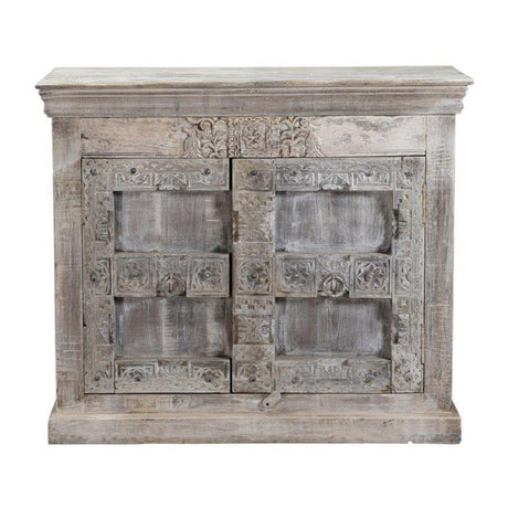 Alta Distressed Brown 2 Door Sideboard - Ornate Home