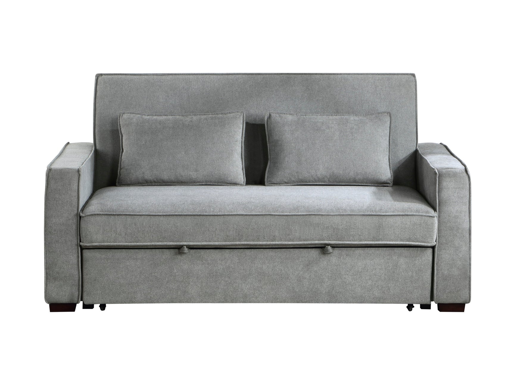 Alta Gray Studio Sofa with Pull-out Bed - Ornate Home