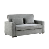 Alta Gray Studio Sofa with Pull-out Bed - Ornate Home