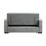 Alta Gray Studio Sofa with Pull-out Bed - Ornate Home