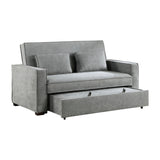 Alta Gray Studio Sofa with Pull-out Bed - Ornate Home