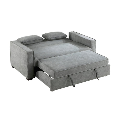 Alta Gray Studio Sofa with Pull-out Bed - Ornate Home