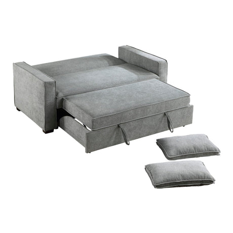 Alta Gray Studio Sofa with Pull-out Bed - Ornate Home
