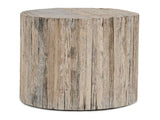 Alta Natural Wheel Round Coffee Table - Ornate Home