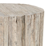 Alta Natural Wheel Round Coffee Table - Ornate Home