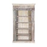 Alta Vintage Brown Panel Bookcase - Ornate Home