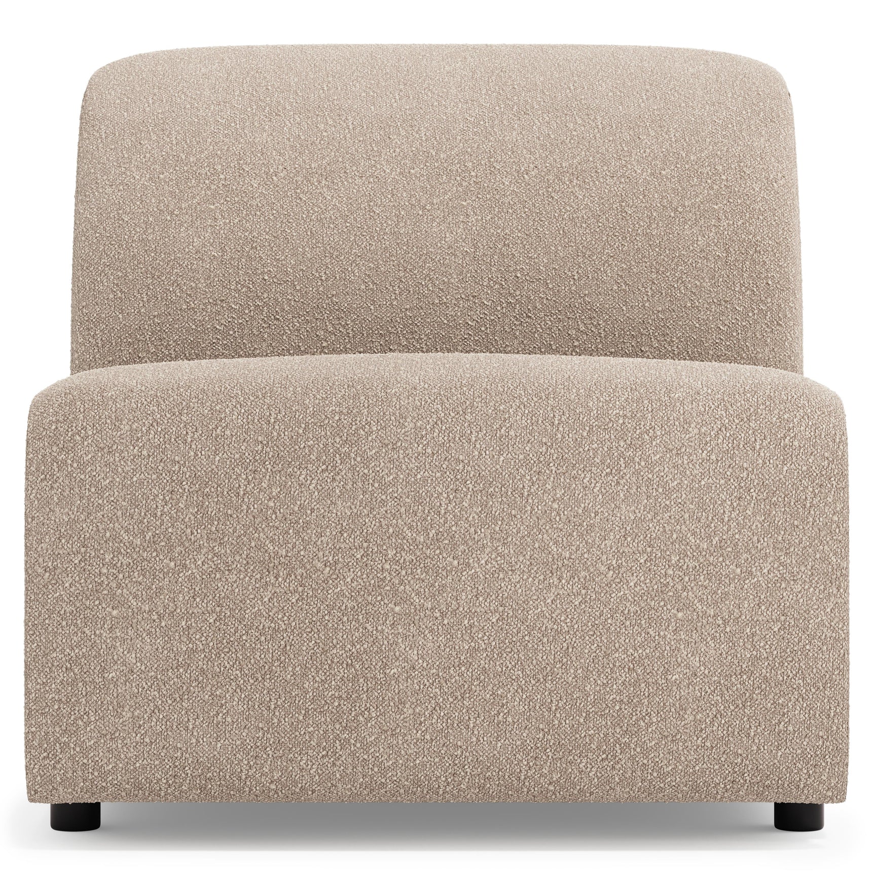 Alta Weathered Charcoal Armless Chair - Ornate Home