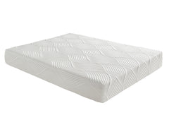 Altair White 10" California King Gel-Infused Memory Foam Mattress - Ornate Home