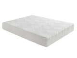 Altair White 10" California King Twin Gel-Infused Memory Foam Mattress - Ornate Home
