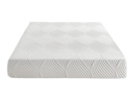 Altair White 10" California King Twin Gel-Infused Memory Foam Mattress - Ornate Home