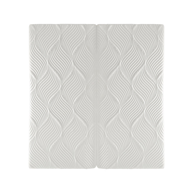 Altair White 10" Split Eastern King Gel-Infused Memory Foam Mattress - Ornate Home