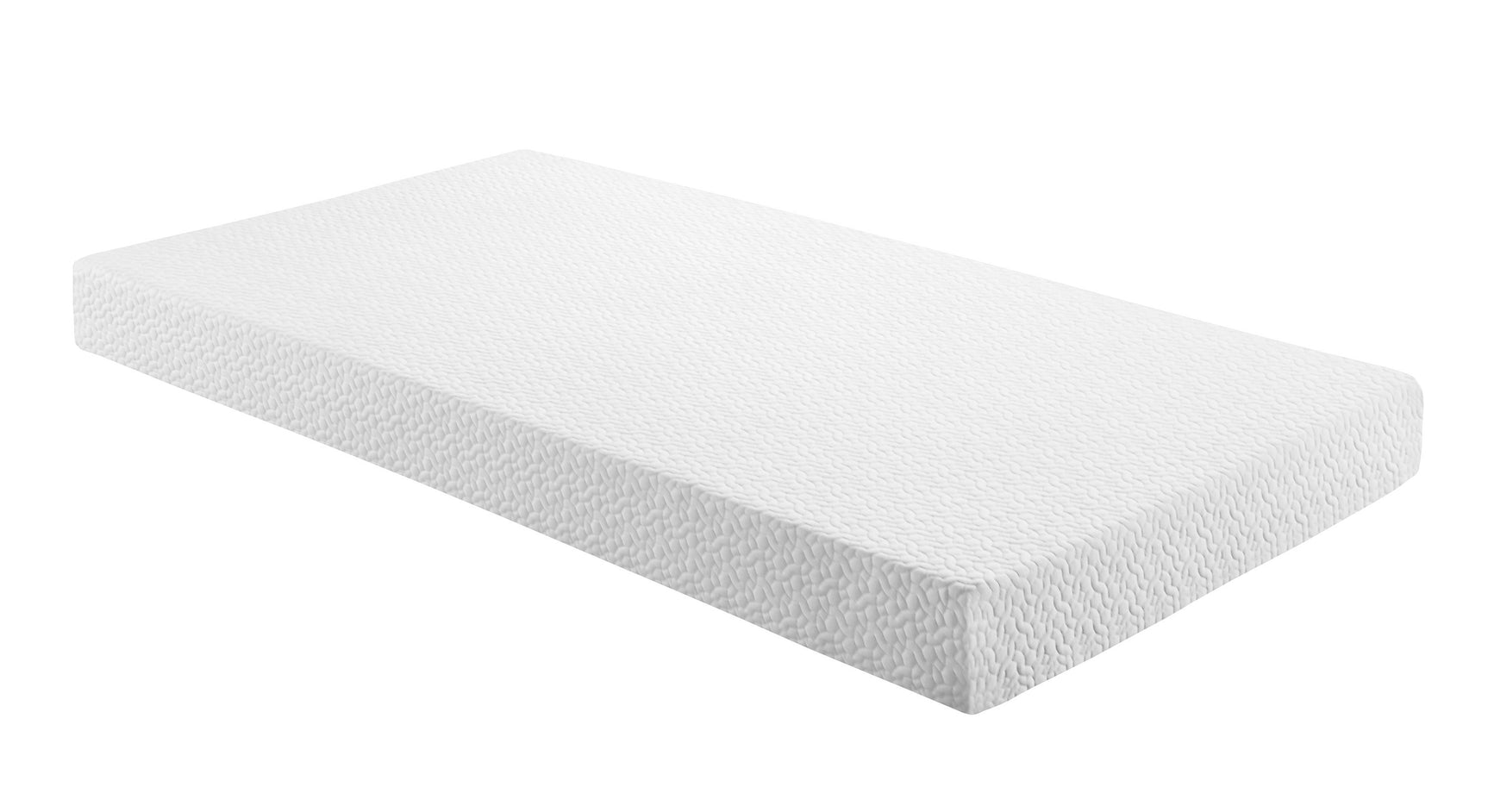 Altair White 6" Twin Gel-Infused Memory Foam Mattress - Ornate Home