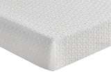 Altair White 8" Twin Gel-Infused Memory Foam Mattress - Ornate Home