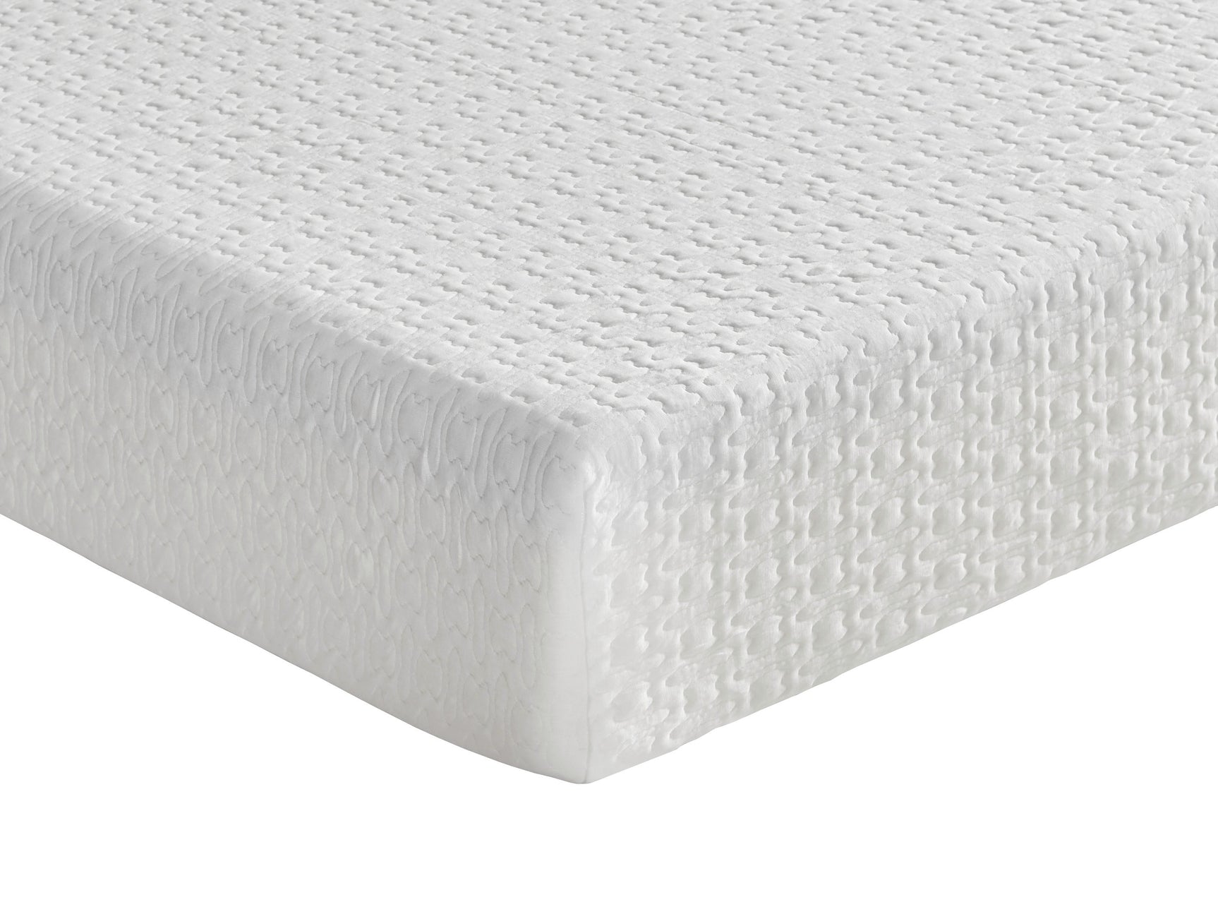 Altair White 8" Twin Gel-Infused Memory Foam Mattress - Ornate Home