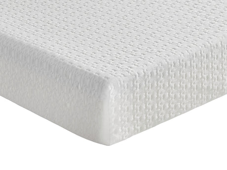 Altair White 8" Twin Gel-Infused Memory Foam Mattress - Ornate Home