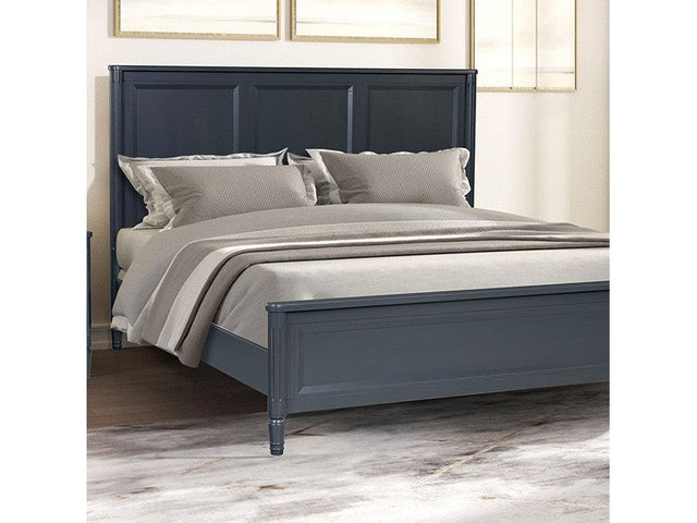 Altamira Malta Blue Eastern King Bed - Ornate Home