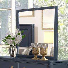 Altamira Malta Blue Queen 5 Piece Bedroom Set w/2 Nightstands - Ornate Home