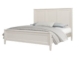 Altamira White Eastern King Bed - Ornate Home