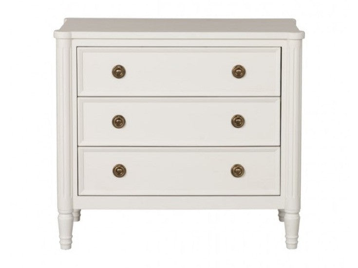 Altamira White Nightstand - Ornate Home