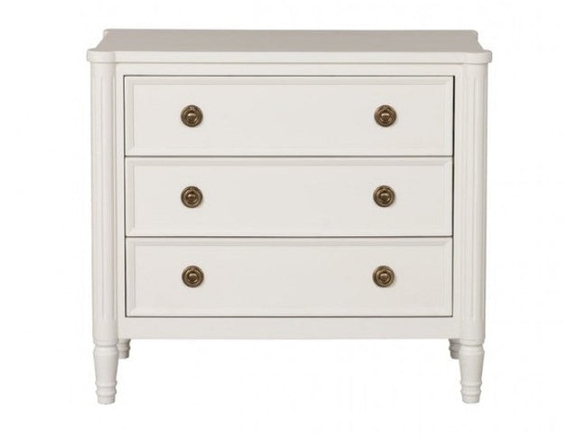 Altamira White Nightstand - Ornate Home
