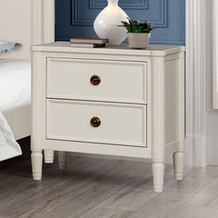 Altamira White Queen 5 Piece Bedroom Set w/2 Nightstands - Ornate Home