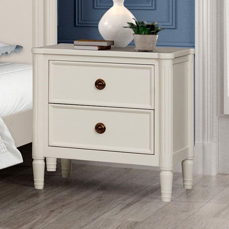 Altamira White Queen 5 Piece Bedroom Set w/2 Nightstands - Ornate Home