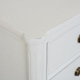 Altamira White Queen 5 Piece Bedroom Set w/2 Nightstands - Ornate Home