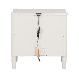 Altamira White Queen 5 Piece Bedroom Set w/2 Nightstands - Ornate Home