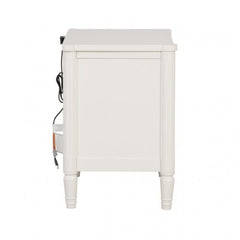 Altamira White Queen 5 Piece Bedroom Set w/2 Nightstands - Ornate Home