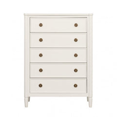 Altamira White Queen 5 Piece Bedroom Set w/Chest - Ornate Home