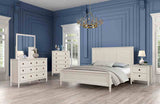 Altamira White Queen Bed - Ornate Home